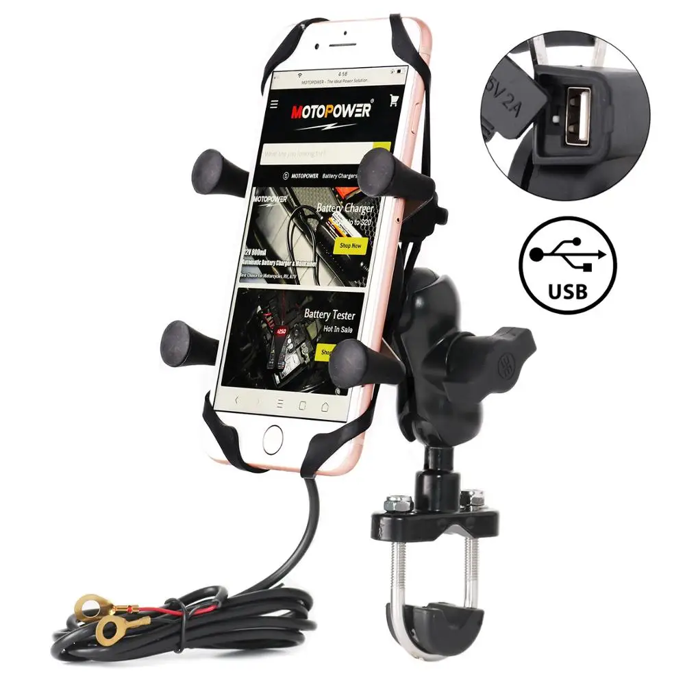 Держатель MOTOPOWER mp089d для мобильного телефона на велосипед мотоциклетный