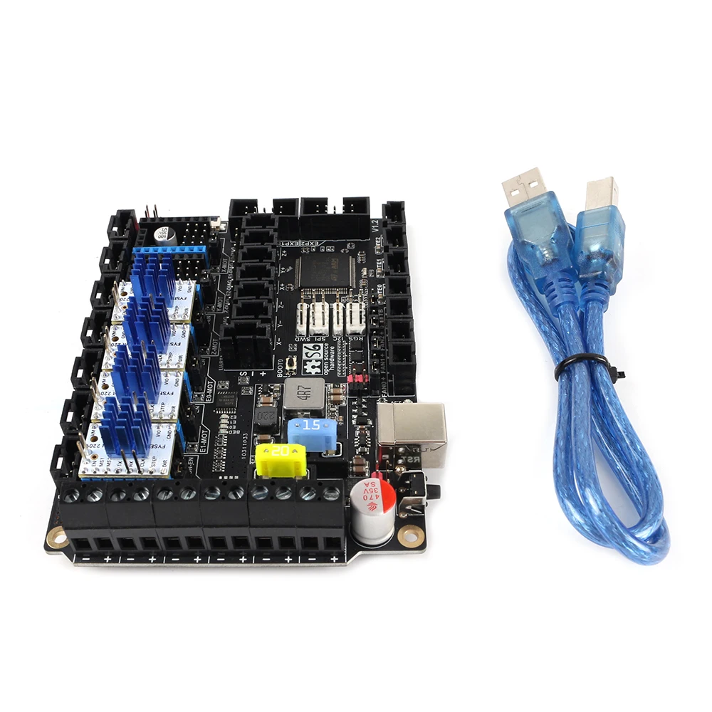 S6 V1.2 плата управления 32 бит VS F6 V1.3 SKR V1.3 с 4 шт. TMC2209 V3.0 драйвер для Uart Летающий провод MX разъем