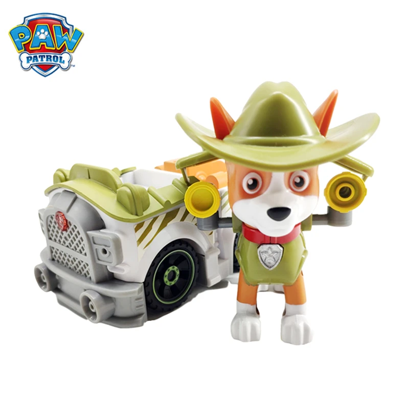 Paw Patrol Dog Everest Tracker Snow Jungle Rescue Cars Pull Back Music Patrol Ski Vehicle Anime