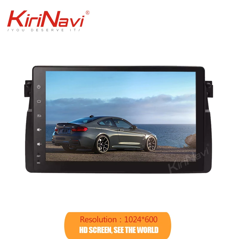 Flash Deal KiriNavi Android 8.1 Car Radio DVD Navigation For BMW E46 M3 318i 320i 325i Android Car Radio Gps Multimedia 1998-2006 WIFI 4g 2
