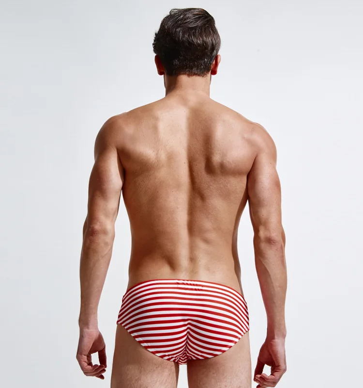 Friends for Fun, мужские плавки, AussieBum, модные, сексуальные, низкая посадка, треугольные полосы, пляжные плавки, 403