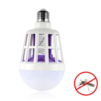 

220V 240V E27 LED Mosquito Killer Lamp 15W 2 In 1 LED Ball Light Anti Repellent Fly Bug Zapper Insect Killer LED UV Bulb