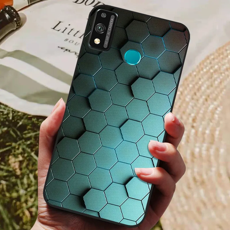 Wolf Cartoon Silicon Soft TPU Back Cover