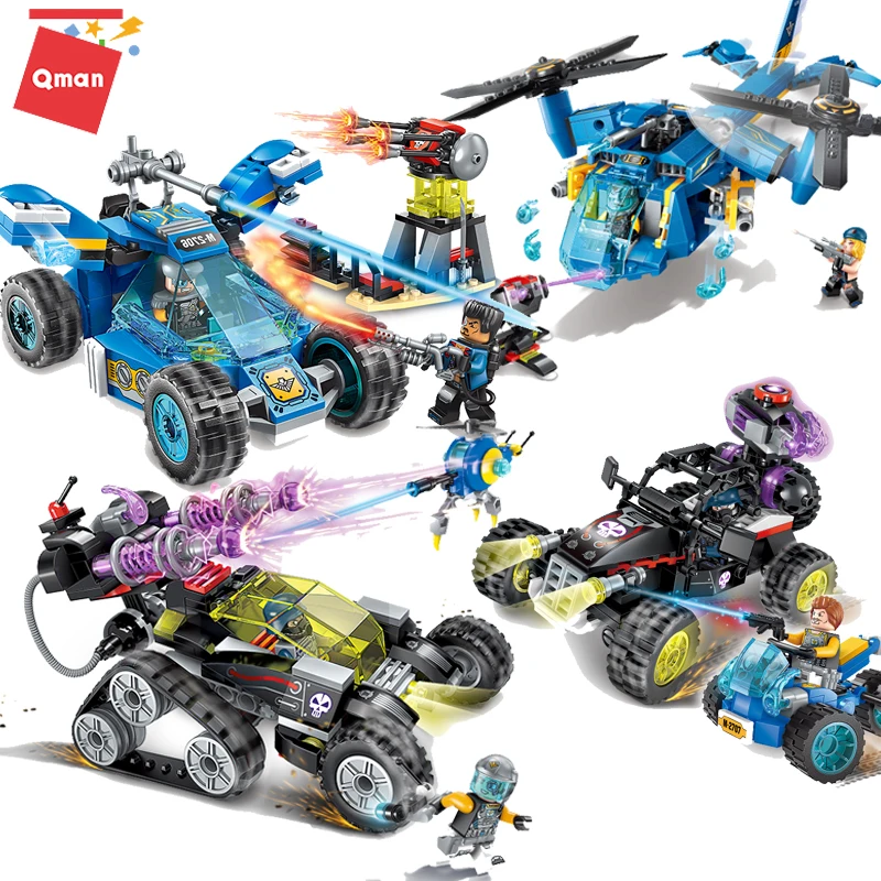 

QMAN Building Block Creator High-Tech Era Garma Mecha Man Model Educational Technic Bricks Toys For Children Gift