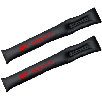 

2pcs logo F Sport for Lexus Car Seat Gap Plug Auto Seat Cushion Crevice Gap Padding Fillers