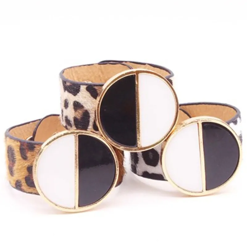 Fashion Leopard Charm Bracelets For Women gift Simple All-Match V Word Wide Cuff Bracelet Women 2019New Jewelry 30 styles luxury