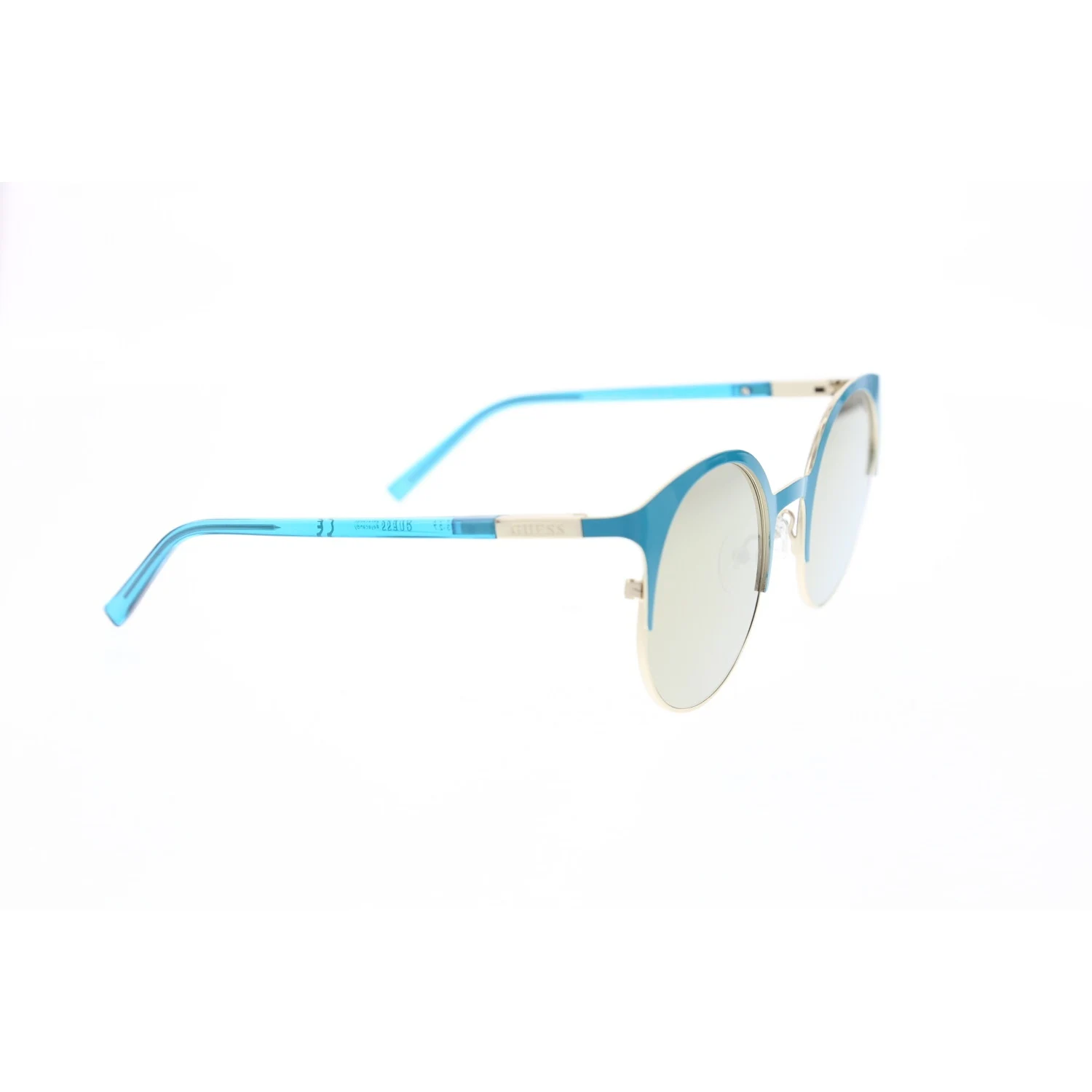 

Women's sunglasses gu 3036 89g metal color organic round round 51-21-135 guess