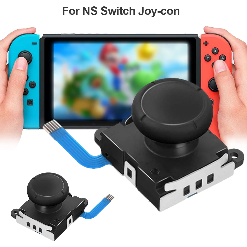 1Pc 3D Analog Sensor Stick Joystick Replacement For Nintend Switch Joycon Controller Handle Gaming Accessories Consoles