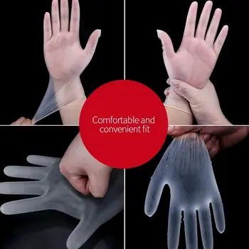 

Disposable powder-free PVC gloves anti-static Acid and alkali resistance Check gloves protective gloves