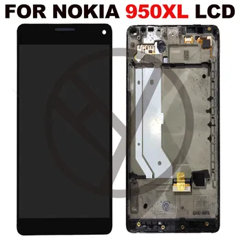 

Black 5.7" for Microsoft Nokia Lumia 950Xl LCD Display Touch Screen Digitizer Assembly With Frame For Lumia 950 XL RM-1116 LCD
