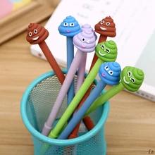 100 шт гелевая ручка черная ручка вывеска учим навоз ведро нейтральная ручка офисные принадлежности