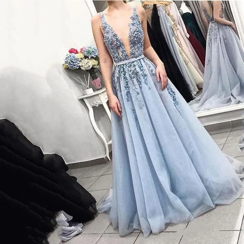 Smileven-Sky-Blue-2020-Evening-Dresses-A-line-Sleeveless-Tulle-Appliques-Pearls-Slit-Dubai-Saudi-Arabic (2)