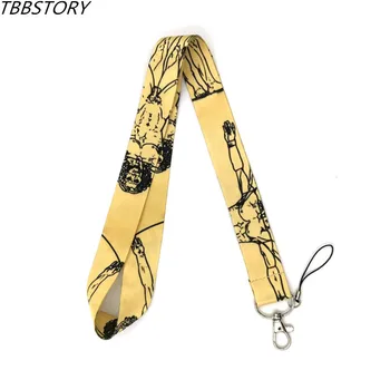 

12Pcs Leonardo Da Vinci Vitruvian Man Mobile Phone Strap Neck Lanyard for Keys ID Card USB Badge Holder Bracket Keycord Lanyards