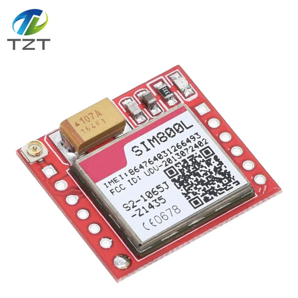 Наименьшая карта TZT SIM800L GPRS GSM модуль MicroSIM Core плата четырехдиапазонный