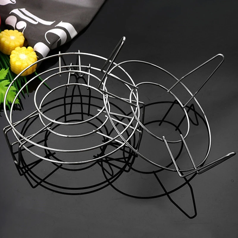 304 Stainless Steel Round Steaming Rack Steamer Multifunctional Dumplings Steamed Grid Household Kitchen Cooking Utensils steamer rack,steamer basket
