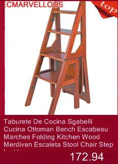 Детский табурет для ванной комнаты Sgabelli Cucina Scaletta Legno Merdiven Stepladder Chair Escabeau