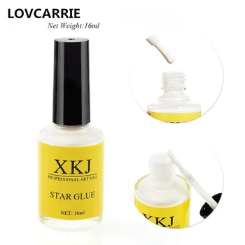 

16ML Nails Foil Glue for Starry Transfer Stickers Manicure Adhesive Decal Nail Art Star Gel Glue for Foils Tips Tools Decorations