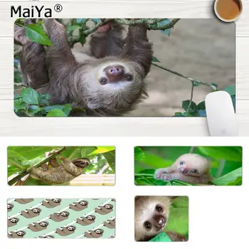 

MaiYa New Printed Slothin pocket Cute Sloth Gamer Speed Mice Retail Small Rubber Mousepad Large Lockedge Mouse pad Computer mat