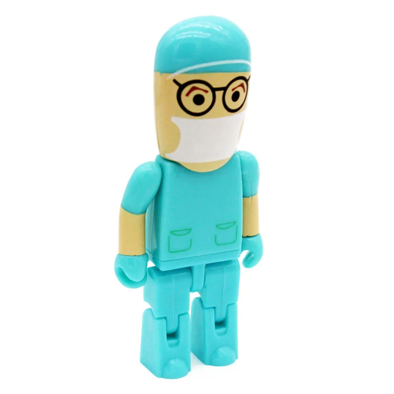 JASTER 64GB 9 модель Doctors USB флешка usb 2,0 USB флеш-накопитель 4GB 8GB 16GB 32GB usb2.0 флешка - Цвет: B