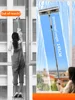 JOYBOS Glass Cleaning Artifact Telescopic Rod Household Double-Sided Window Cleaner High-Rise Window Scraper Cleaning Tool JBS70 ► Photo 3/6