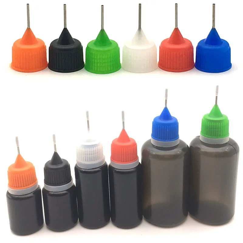 35101520305060100120ml PE Plastic Needle Bottle Dropper Juice Liquid Container Solvent Light Oils Eye Saline refillable bottle refillable empty bottle refillable cosmetic bottle refillable liquid container cosmetic dispenser bottle dropper bottle 5pcs