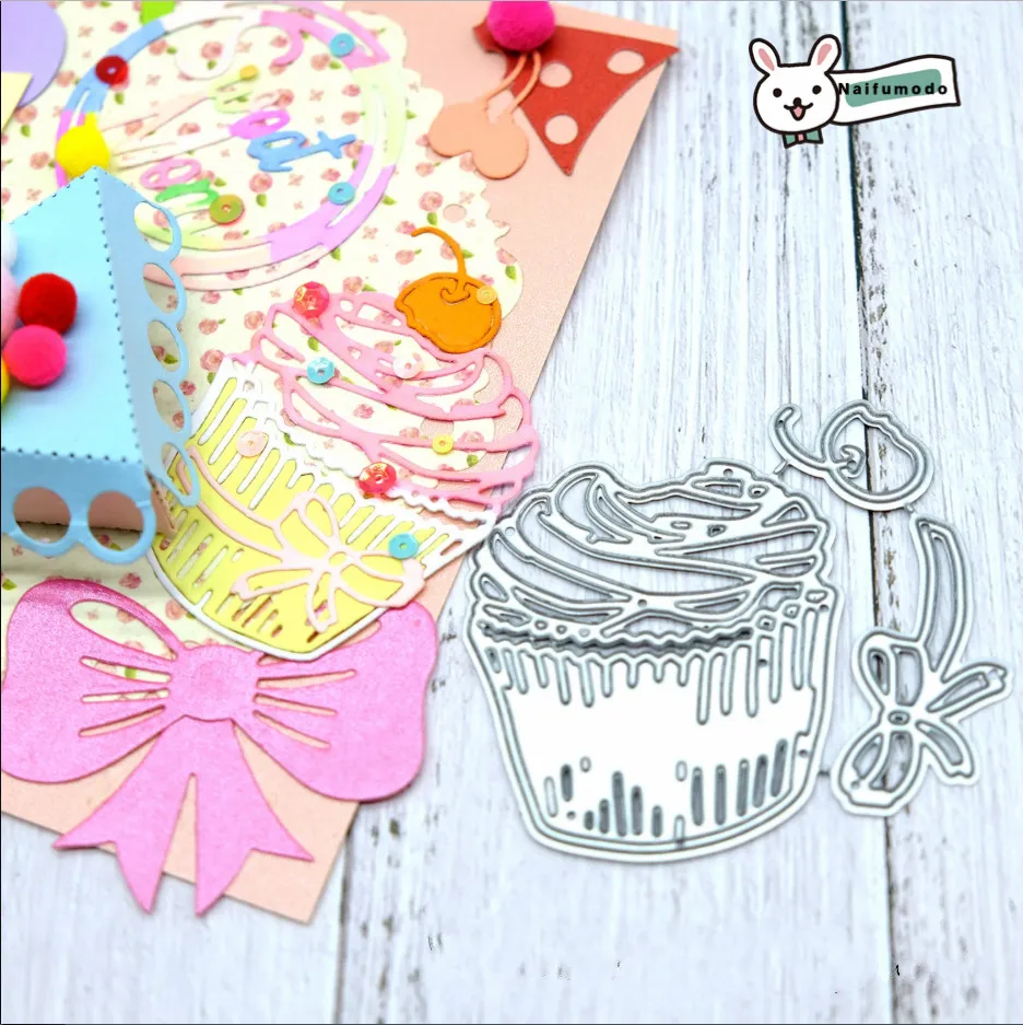 

Naifumodo Cutting Dies Metal Dies Ice Cream Life Die Scrapbooking Album Card Making Embossing Stencil Decor Diecuts