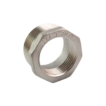 

1pc SS304 Stainless Steel 1-1/4/" Male x 1" Female Thread Pipe Reducer Fitting Reducing Bushing Octagon Head Bushings Fitting
