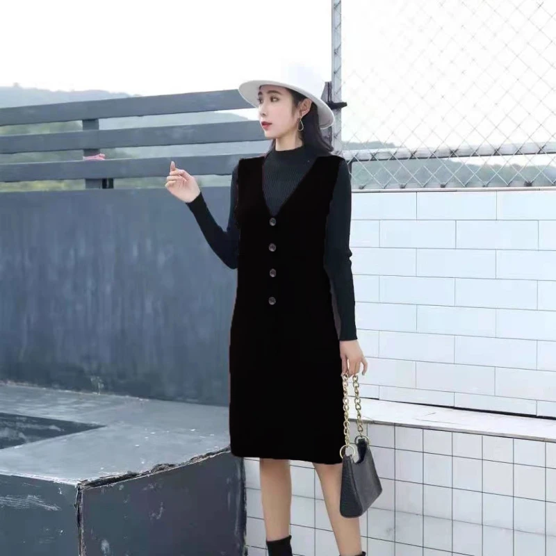 mid length jumper dress