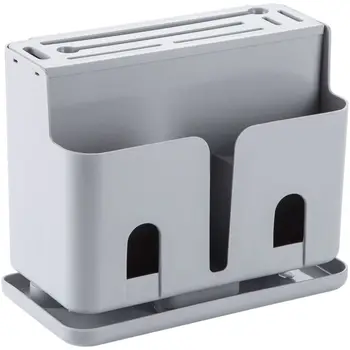 

Home Use Kitchen Tool Knife Spoon Chopsticks Fork Multifunction Storage Box Rack Cutlery Holder Plastic for Kitchen Countertop