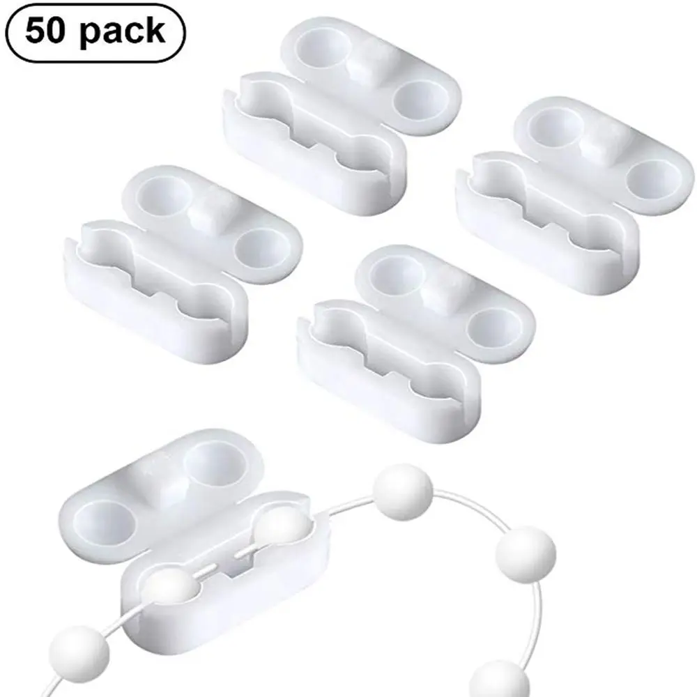 Roman Blind Pull Cord Connector Clips for Plastic Chain Roller Vertical Blinds 