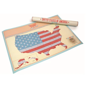 

Large Size Scratch USA Map Scratch Off World Travel Map For Traveler Gifts Personalized Map Wall stickers Office Home decoration
