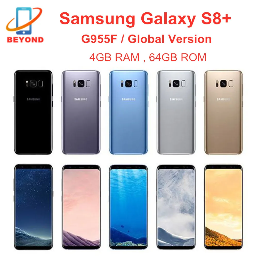 Procesando impaciente práctica Samsung Galaxy S8 Plus G955F 4GB RAM 64GB ROM Global Version 6.2" Octa Core  NFC Fingerprint Exynos 4G LTE Original _ - AliExpress Mobile