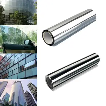 

One Way Window Film Mirror Effect Protect Reflective Heat Control Prevent Anti-UV Anti-Voyeur Window Sticker D3