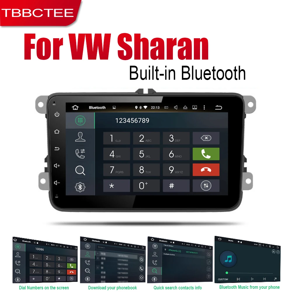 TBBCTEE Android автомобильный gps Navi для Volkswagen VW Sharan 2010~ плеер навигация WiFi Bluetooth Mulitmedia система аудио стерео