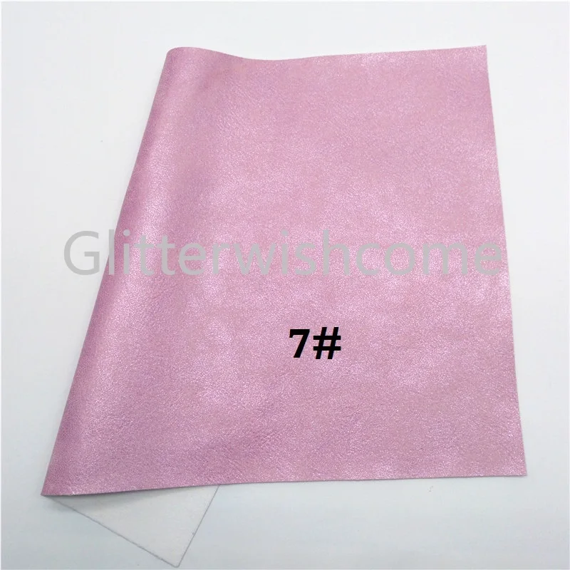 Glitterwishcome 21X29 см A4 размер винил для бантов металлик искусственная ткань, синтетическая кожа искусственная кожа листы для бантов, GM566A