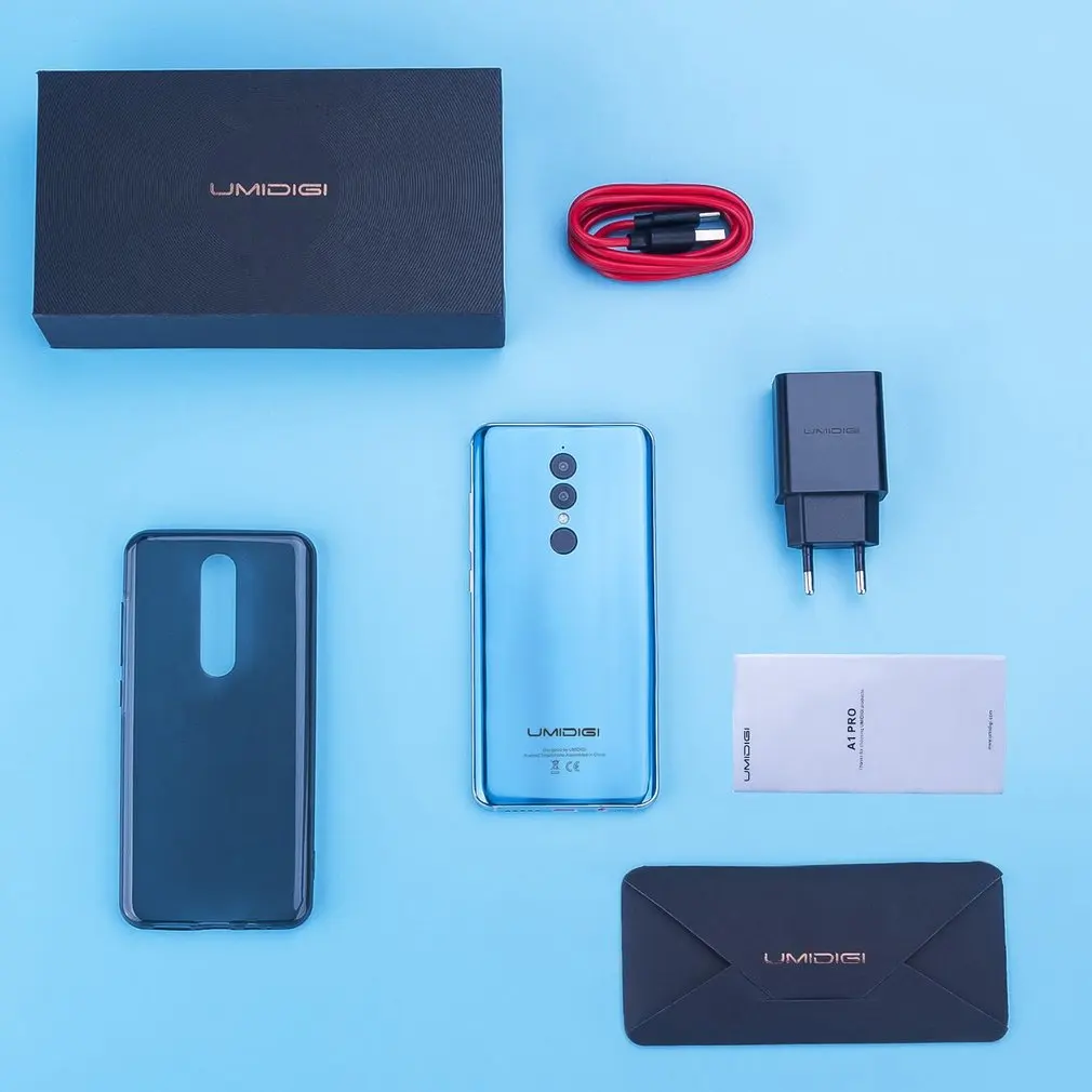 

UMIDIGI A1 PRO 5.5 Inch Dual 4G Android 8.1 Smartphone MTK6739 1.5GHz Quad Core 3GB + 16GB Triple Cameras Facial Recognition