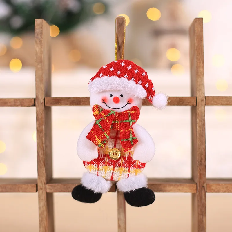 Милая Рождественская кукла с длинными ножками Санта Клаус Снеговик украшение "Лось" Рождественская елка подвесная детская игрушка Рождественский Декор для дома - Цвет: 5