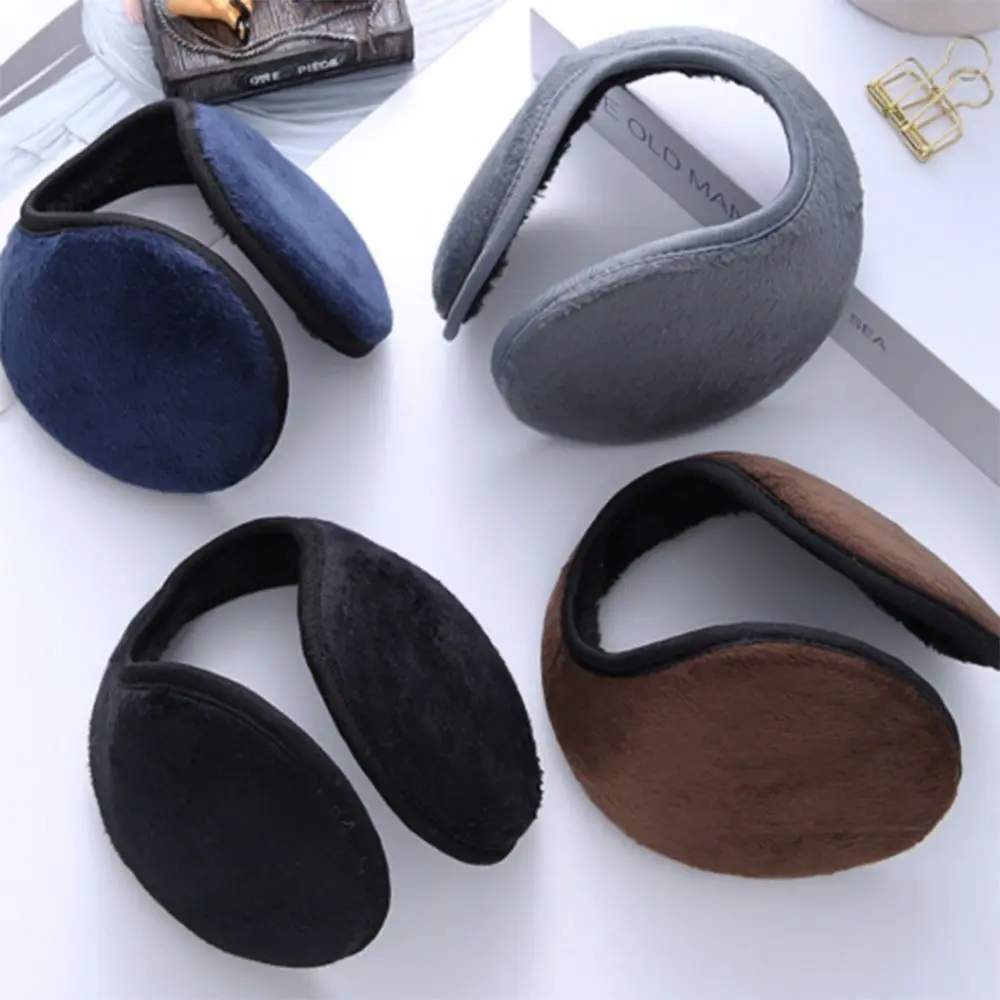 Теплые наушники унисекс для мужчин и женщин Зимние флисовые теплые плюшевые