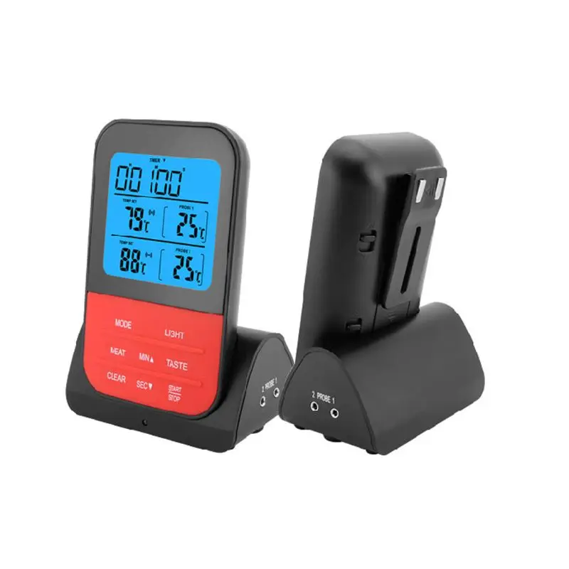 

Digital BBQ Thermometer LCD Display Dual Probes for Food Grill Kitchen Tools