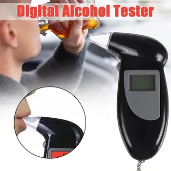 

Professional Handheld Backlight Digital Alcohol Tester Digital Alcohol Breath Tester Breathalyzer Analyzer LCD Screen Detector