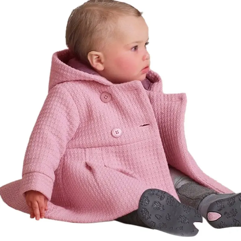 Hilittlekids/теплое флисовое зимнее пальто для маленьких девочек; зимняя куртка; костюм; одежда; цвет красный, розовый