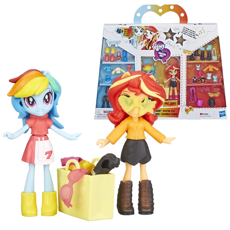 Оригинальный игрушки My Little Pony с рисунком Аниме Фигура Куклы аксессуары