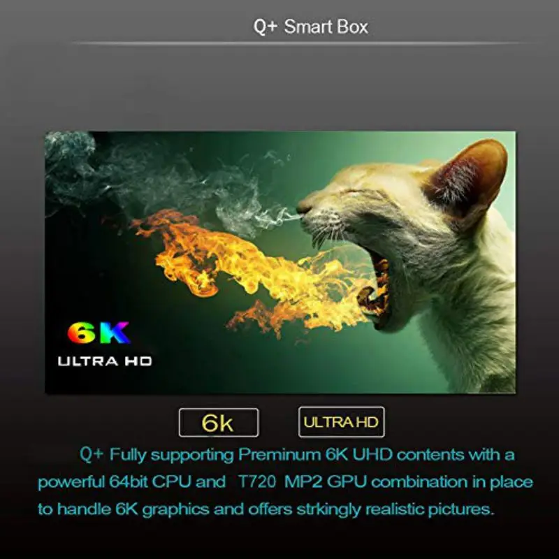 Q Plus Smart tv Box Android 9,0 телеприставка 2 ГБ 4 ГБ ОЗУ 16 ГБ 32 ГБ 64 Гб ПЗУ 6K H.265 USB3.0 Netflix Allwinner H6 медиаплеер