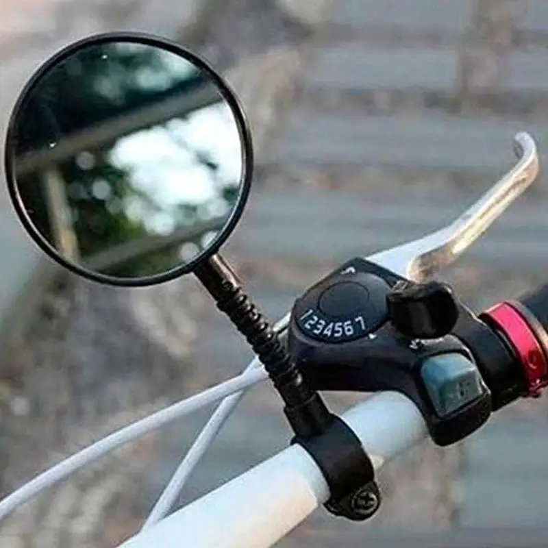 

1pcs Flexible Bike Bicycle Rear Back View Rearview Accessories Handlebar Bike Mirror Bicycle Mirror High Bicycle Quality Bi J5O4