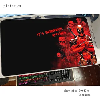 

Deadpool padmouse 800x400x4mm accessory mouse pad High quality gaming enterprise rubber mats keyboard large big mouse mat gamer