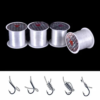 

100% Transparent Fish Line 45/60/100/155M Super Strong Nylon Not Fluorocarbon Tackle Non-Linen Multifilament Fishing Line