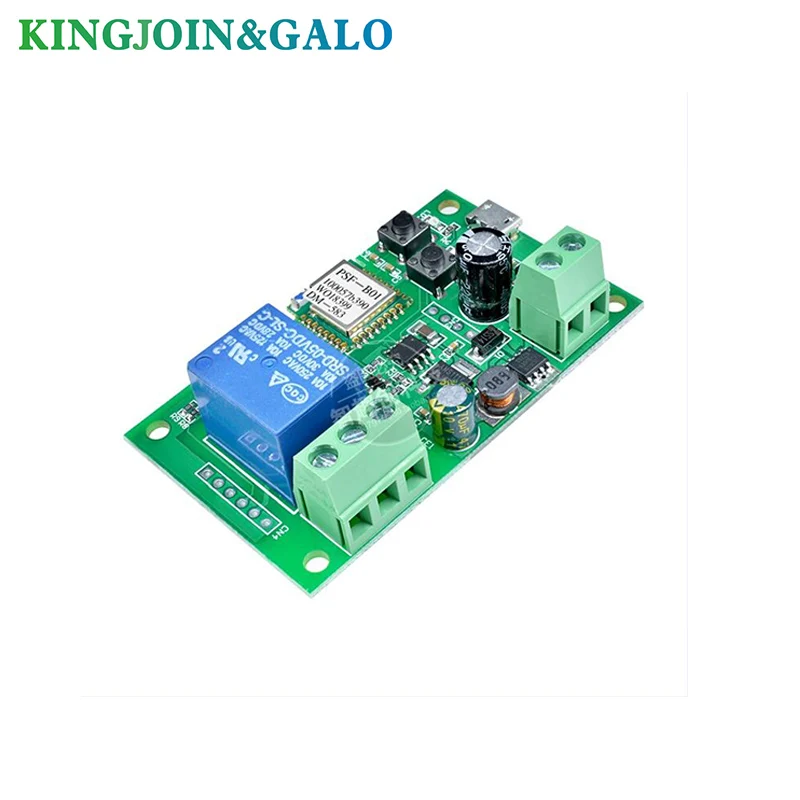 DC 5V-12V WiFi Wireless Switch Relay Module by APP Control | Безопасность и защита