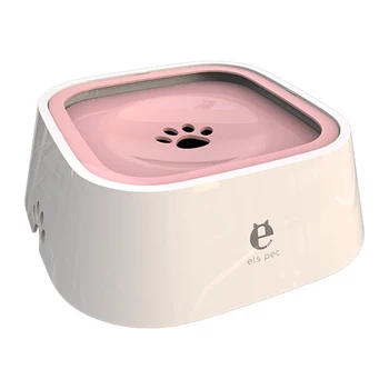 

Pet Bowl Large Capacity Non Toxic Small Animal Leakproof Floating Dog Cat Feeders Anti Slip Portable Drinking Water Fountain