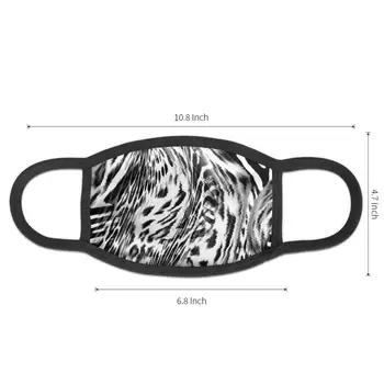 

WHEREISART Woman Men Mask Zebra Pattern Printing Mouth Masks Face Mask Mouth Half Face Custom