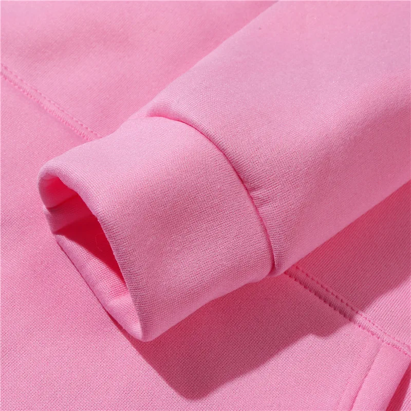 Promotion 2020 New fashion Winter Men's Thermal Sportswear Sets Fleece Thick Track Sweatshirts Suit Hoodie + Training Pants Suit men set